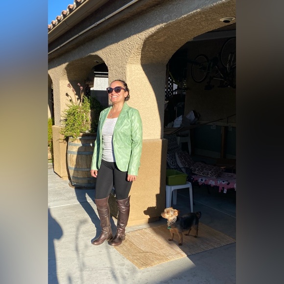 Green Blazer sz S/M - Picture 3 of 12